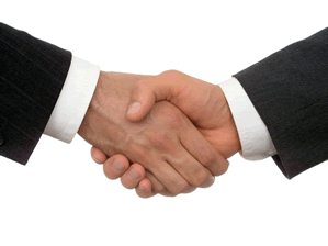 Picture of hand shake
